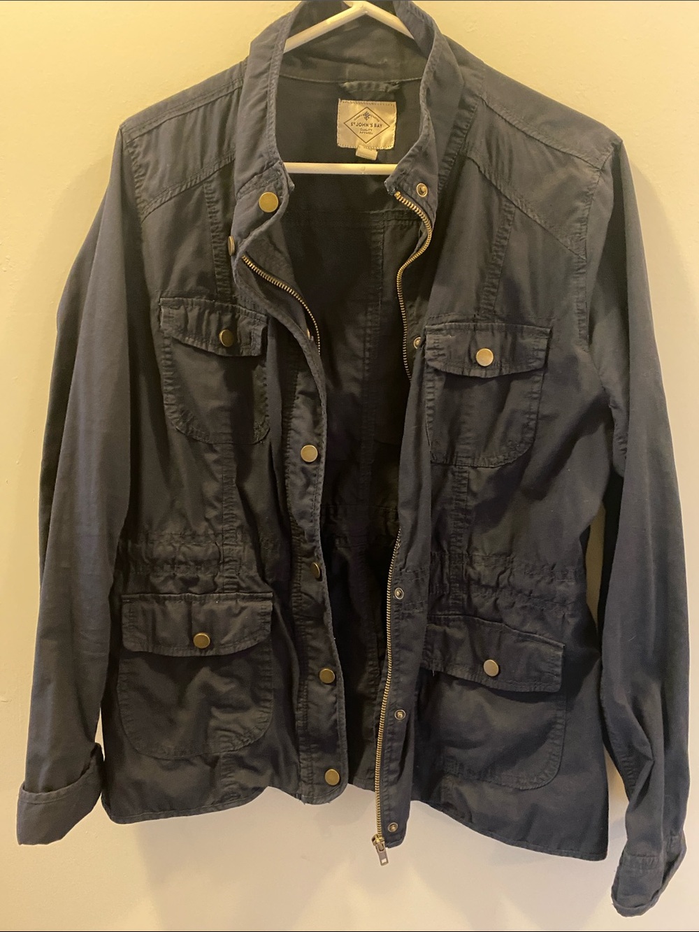 St. John's Bay Dark Navy Casual Jacket